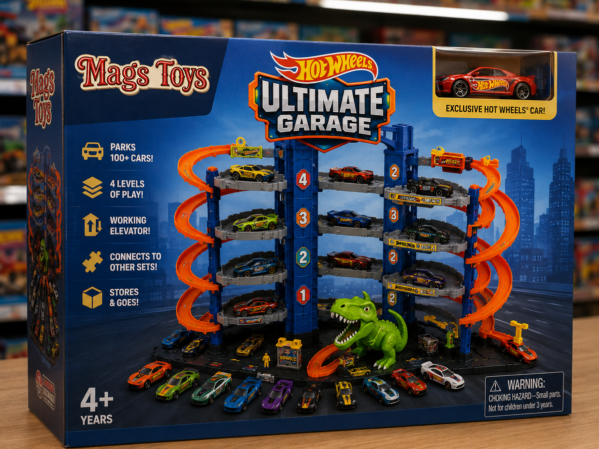 Mags Toys Ultimate Garage Multi-Level Car Playset
